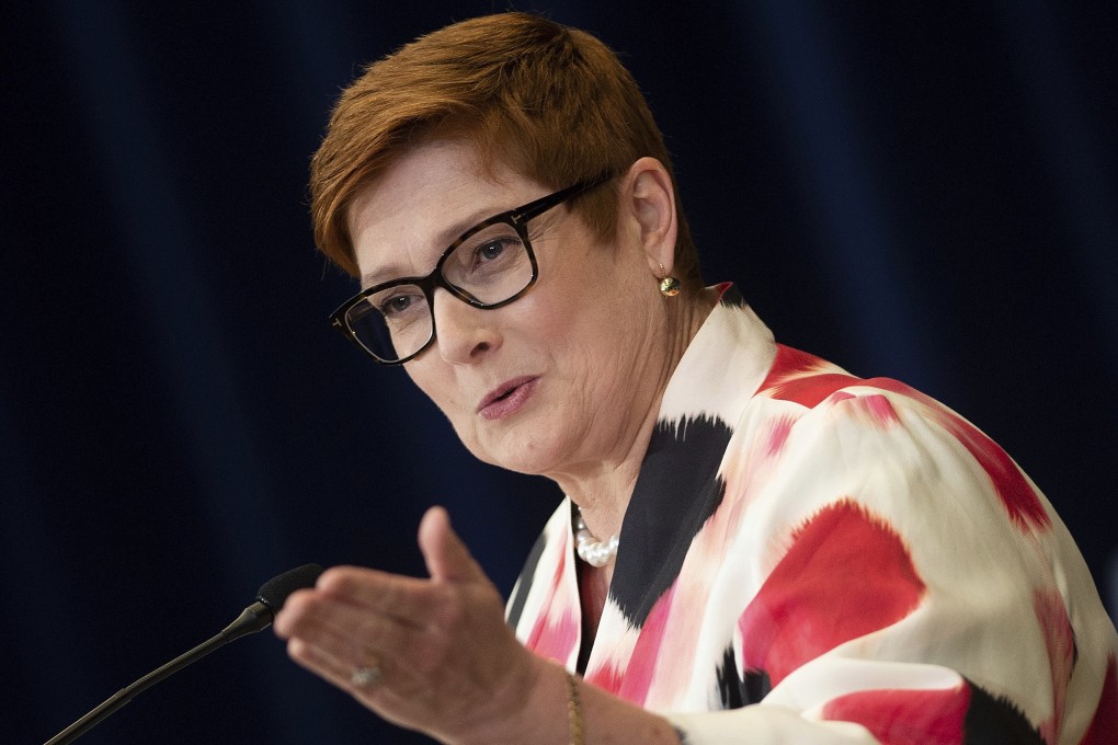 Australia's Foreign Minister Marise Payne. Photo: AP
