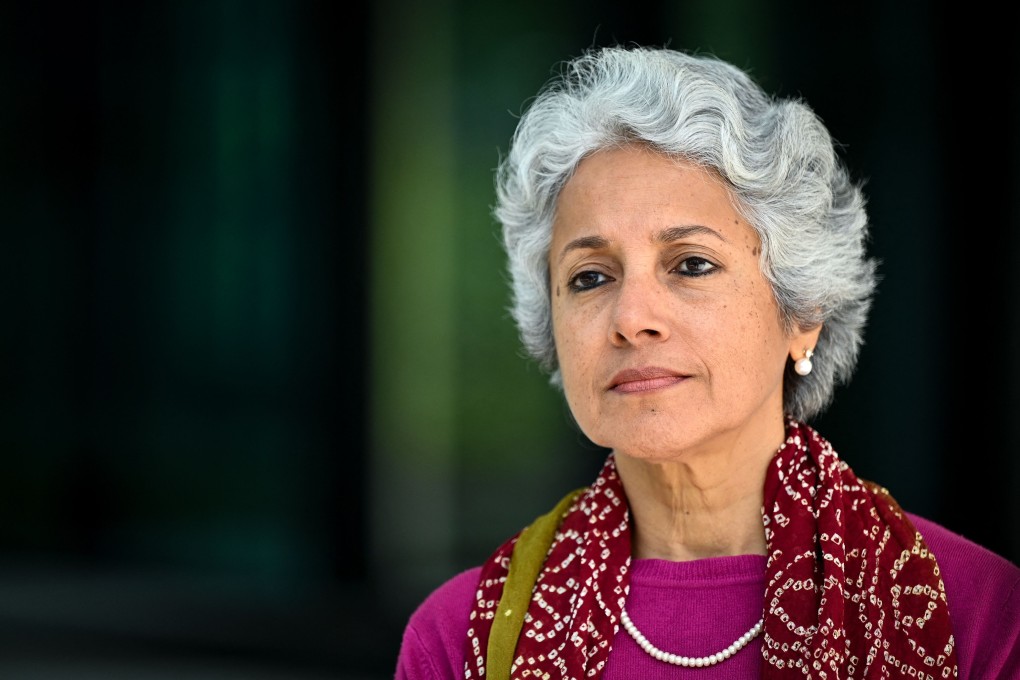Soumya Swaminathan, the World Health Organization‘s chief scientist, in Geneva on Saturday. Photo: AFP