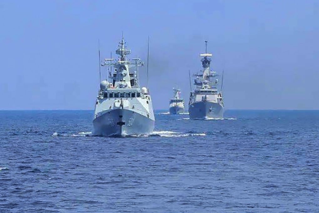 The joint naval exercises took place in waters off Jakarta. Photo: Handout