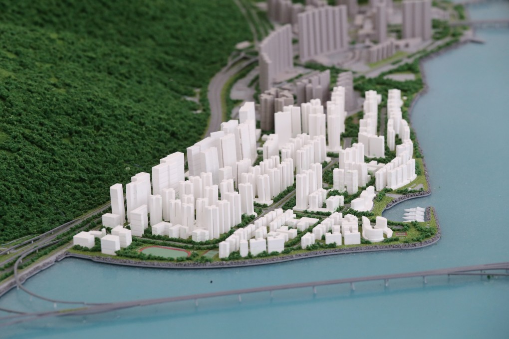 The model plans for the Tung Chung New Town Extension. Photo: K.Y. Cheng