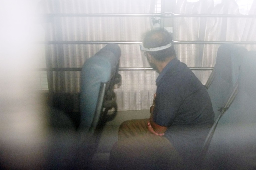 Syed Mohamed Rizvi arrives at Kowloon City Court on Monday morning. Photo: Winson Wong