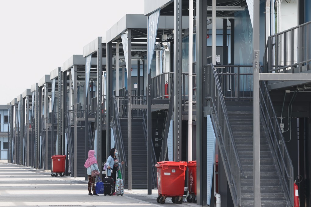 Penny's Bay quarantine centre, on Lantau Island, in Hong Kong. Photo: SCMP / Dickson Lee