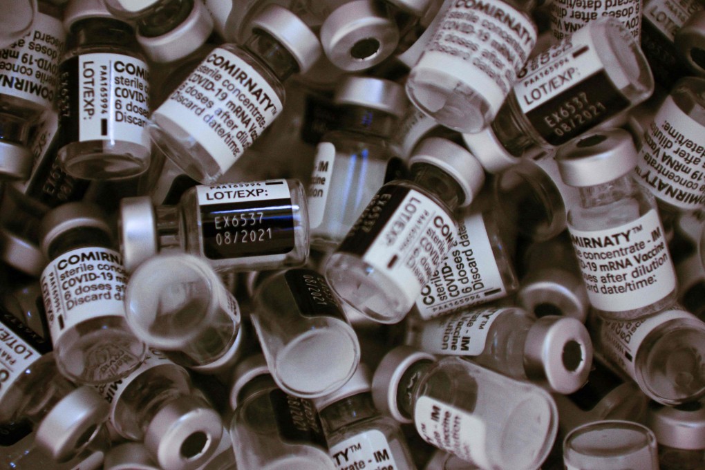 A study supported by Qatar’s public health ministry has found the Pfizer-BioNTech vaccine to be effective at preventing severe cases of infection from two Covid-19 variants. Photo: AFP