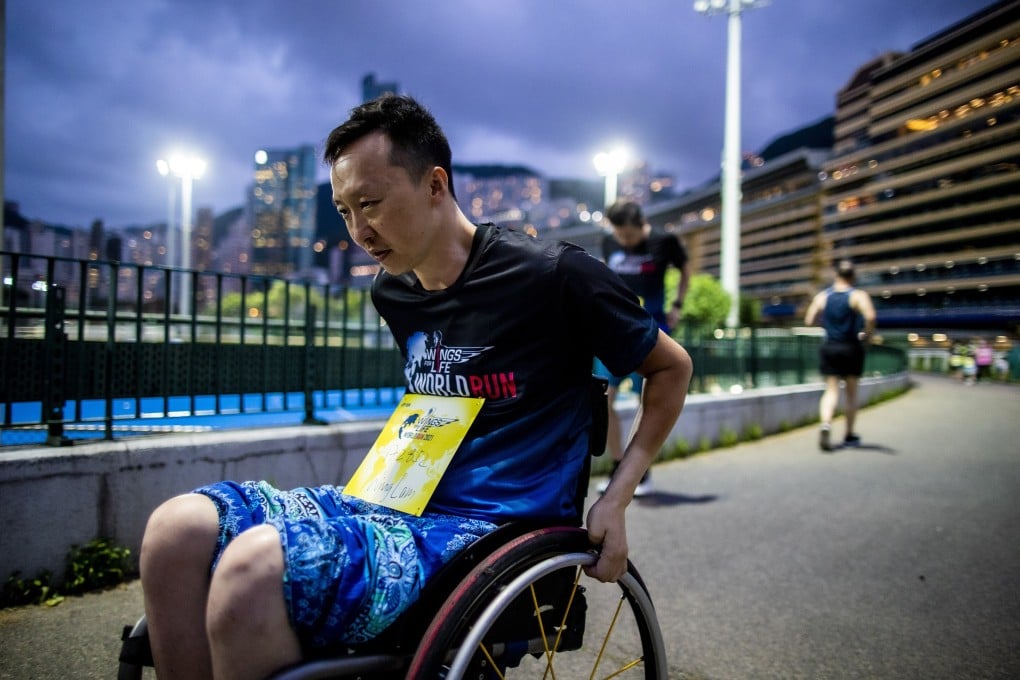 Wing Lam Tin-wing says his road to recovery has been through sport and remaining a social and outgoing person. Photo: Handout