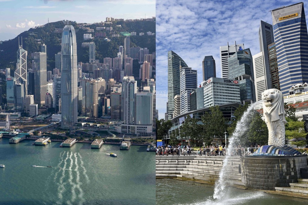 A quarantine-free travel bubble between Hong Kong and Singapore is still on track to begin on May 26, the commerce minister says. Photo: AFP