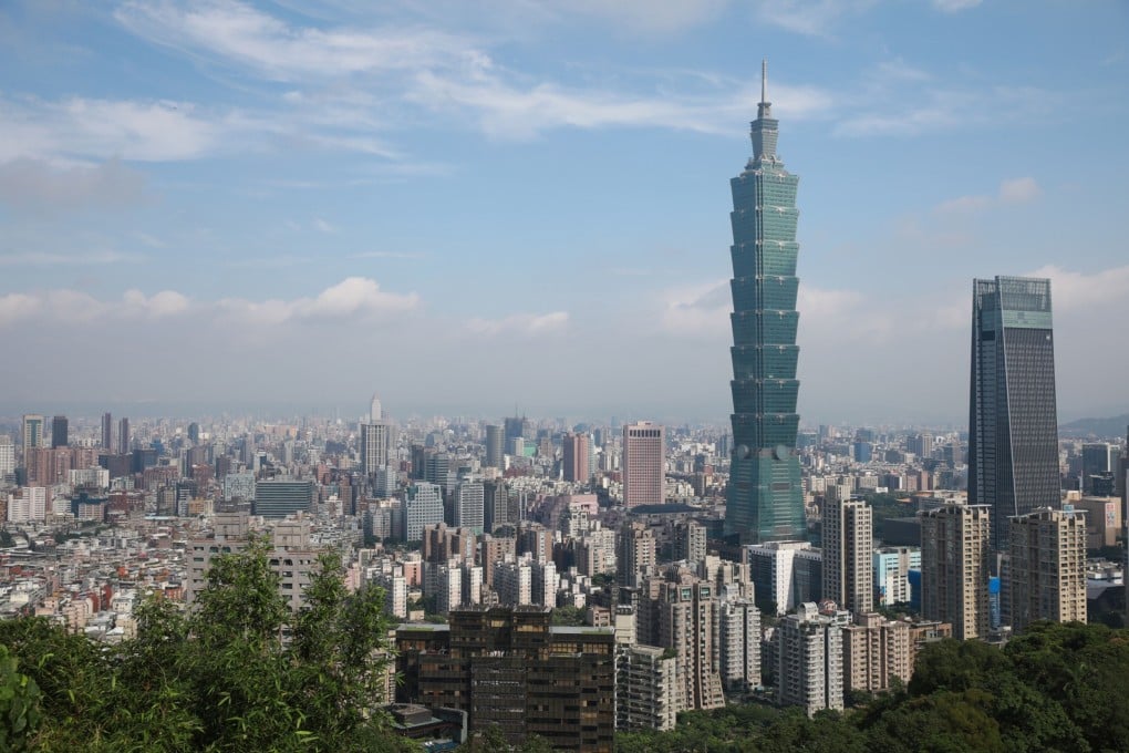 The Taipei 101 building is seen among residential and commercial buildings in Taipei, Taiwan. Photo: Bloomberg