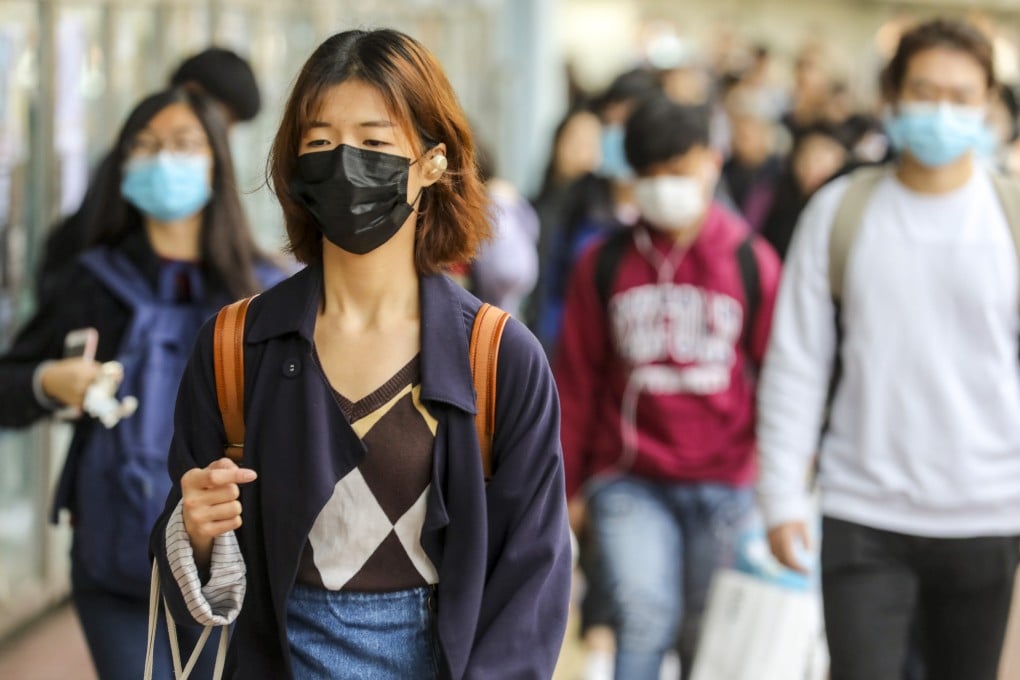 Students and employees of Chinese University on the Sha Tin campus. Photo: Winson Wong