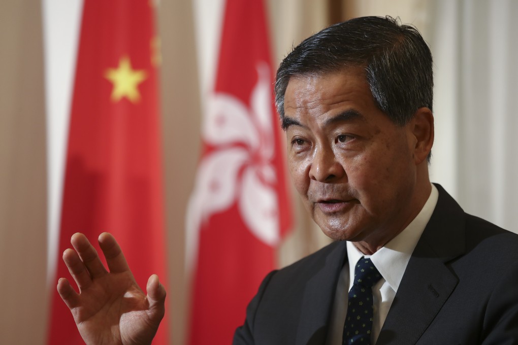 Former Hong Kong chief executive Leung Chun-ying. Photo: Nora Tam