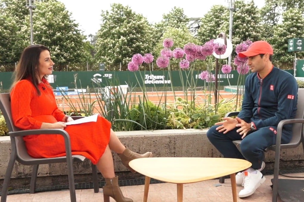 Roger Federer is interviewed by Leman Bleu in which he gave his views about the Tokyo Olympics. Photo: Leman Blue