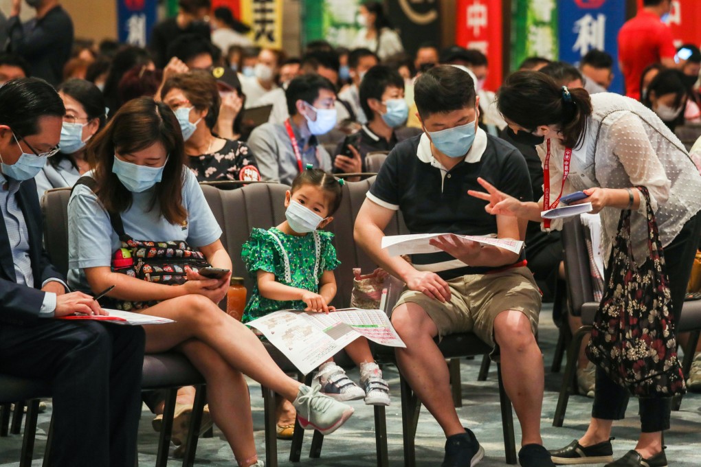 About 2,500 people registered their interest in the units on sale on Sunday. Photo: Xiaomei Chen