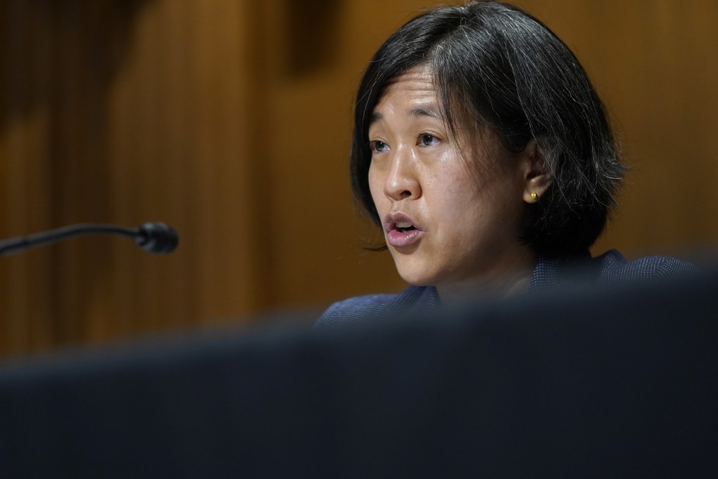 The statement was issued by the United States Trade Representative Katherine Tai (pictured), US Secretary of Commerce Gina Raimondo and European Commission executive vice-president Valdis Dombrovskis. Photo: EPA-EFE