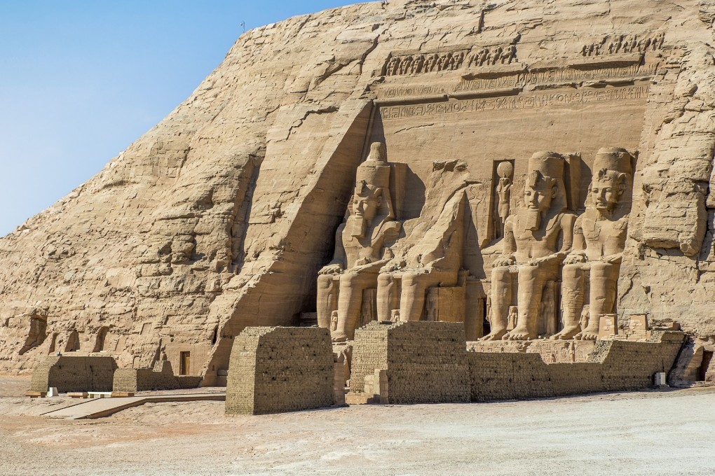 The Abu Simbel temples in Abu Simbel, Egypt, were pivotal to the plot of Agatha Christie’s Death on the Nile. Photo: Getty Images