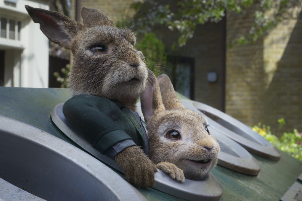 A still from Peter Rabbit 2: The Runaway.