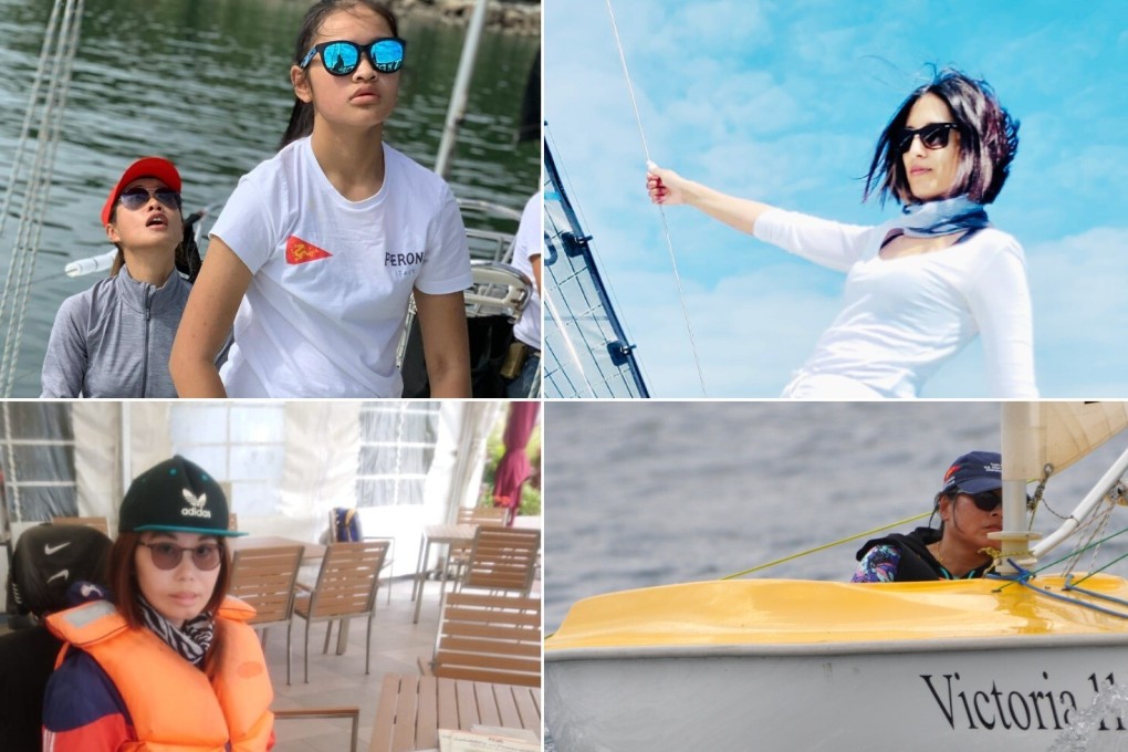 Yani Lam Yan-yan and her daughter See-sun, Mirna Zordan, Angel Leung On-ki and Syliva Leung Chuk-yun will be part of the Women’s Sailing Festival in Hong Kong. Photos: Handout