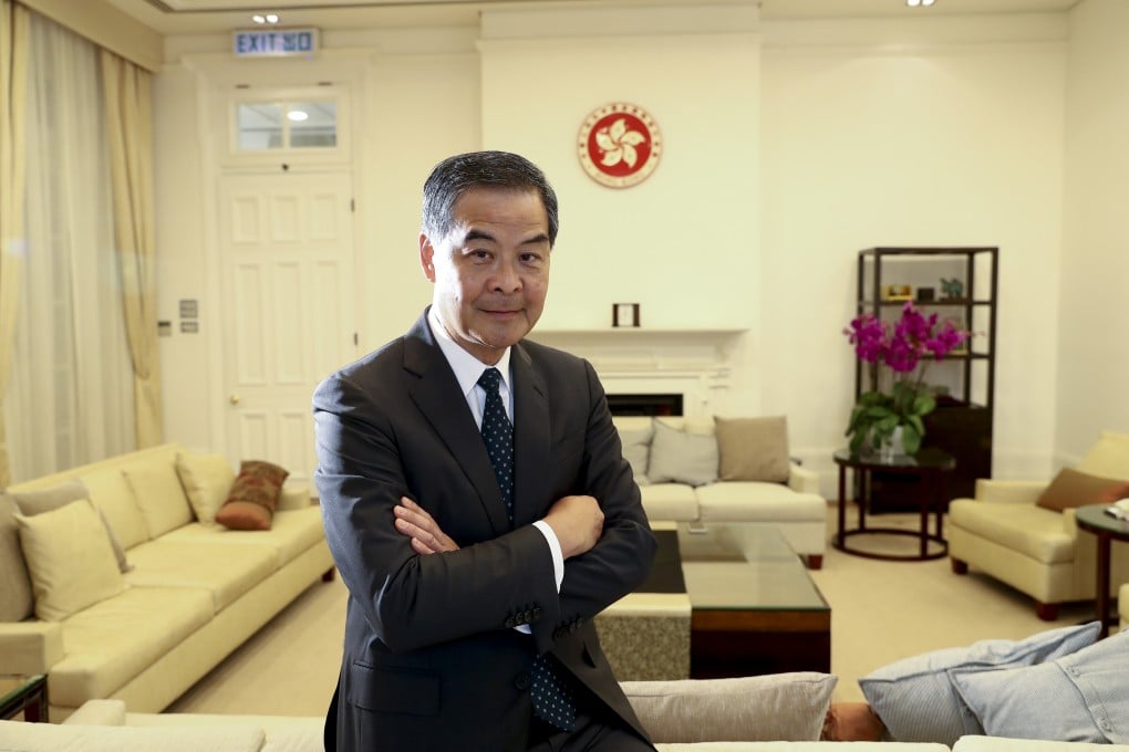 Former Hong Kong chief executive Leung Chun-ying. Photo: Nora Tam