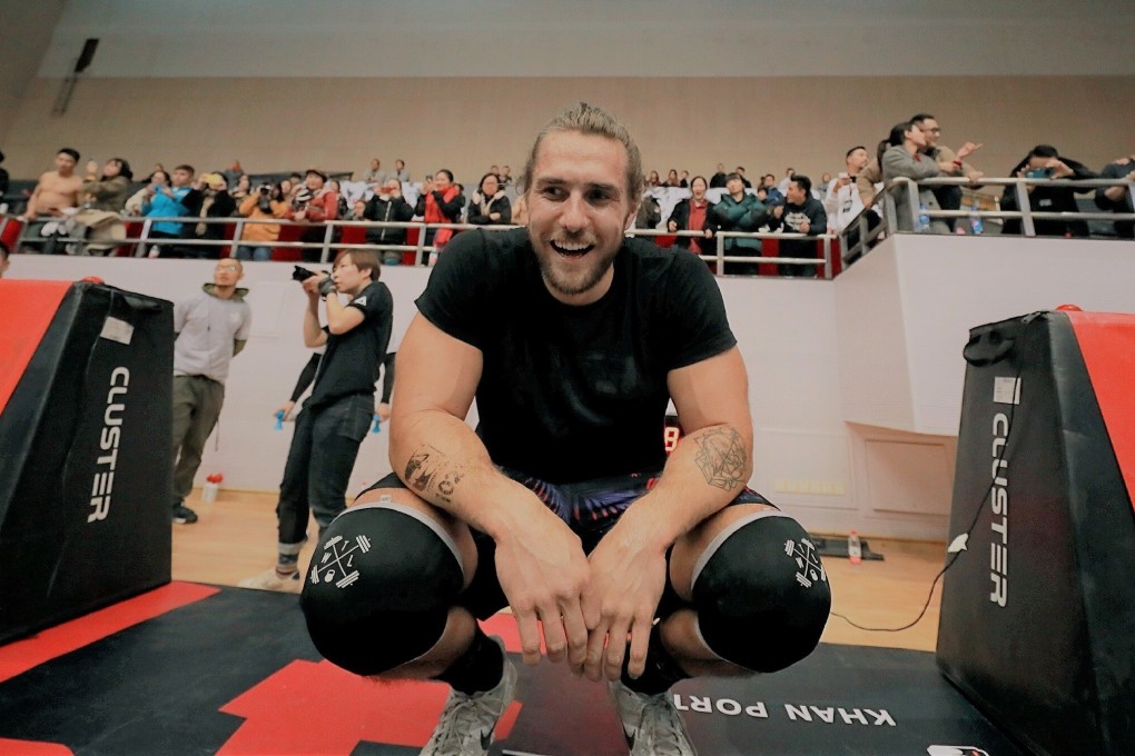 Khan Porter delivered an emotional win for the crowd at the first ever Pandaland CrossFit Challenge in Chengdu, China back in December of 2019. Photo: Pandaland CrossFit Challenge