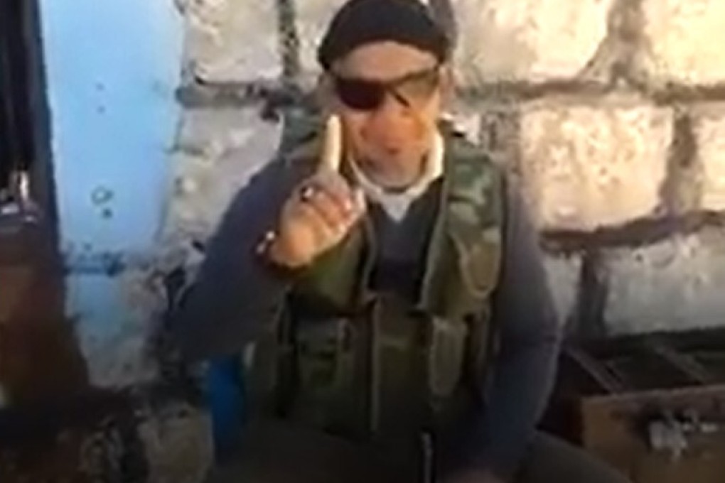 A still from the video featuring Malaysian fighters in Syria, which experts say was taken in 2014. Photo: Centre for Radicalism and Deradicalisation Studies