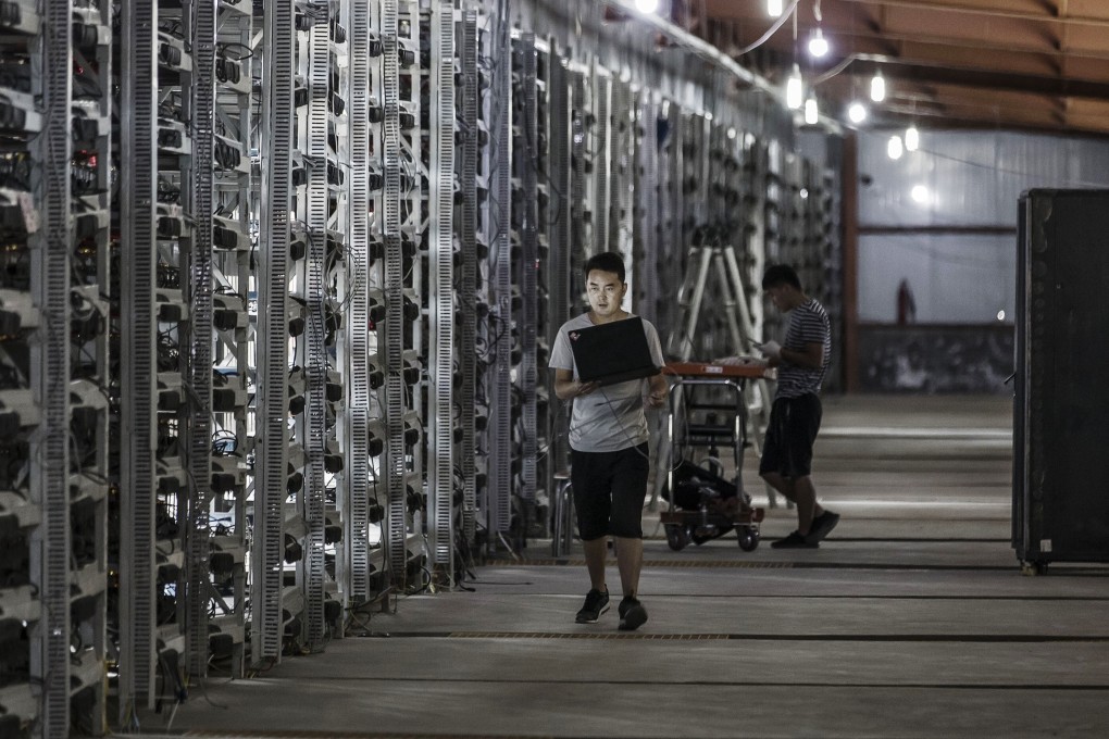 Inner Mongolia is cracking down on cryptocurrency mining facilities, which consume massive amounts of energy. Photo: Bloomberg