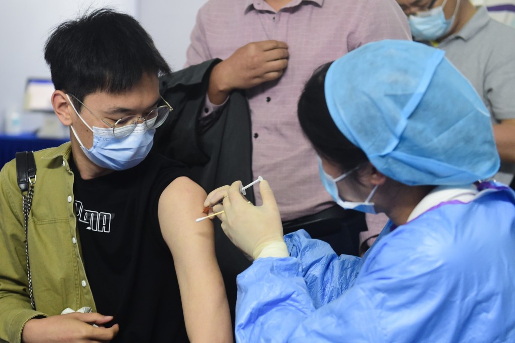 Covid-19 vaccination rates increased in China after it was reported none of the people recently infected had been vaccinated. Photo: Xinhua