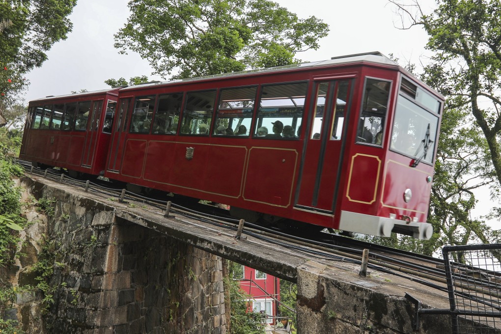 The 133-year-old Peak Tram is one of the world’s oldest funicular railways and rises to 396 metres above sea level. Photo: Felix Wong