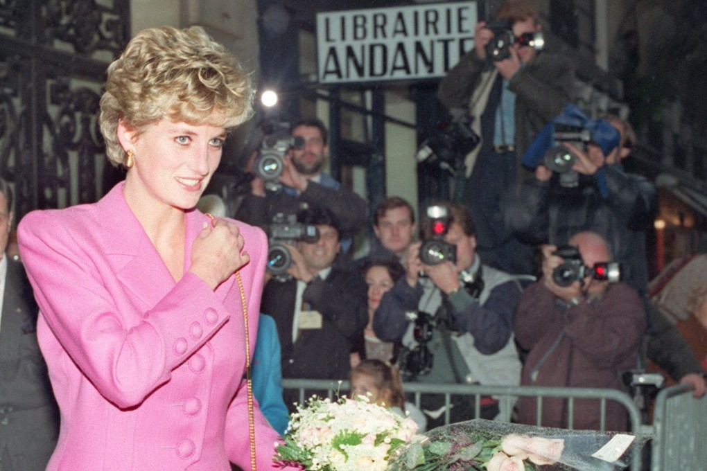 Princess Diana leaves a bookshop in Paris. File photo: AFP