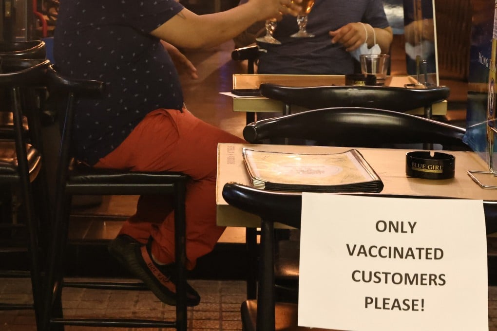 A bar at Tsim Sha Tsui reopens on April 29 after five months of closure because of Covid-19. Photo: K.Y. Cheng