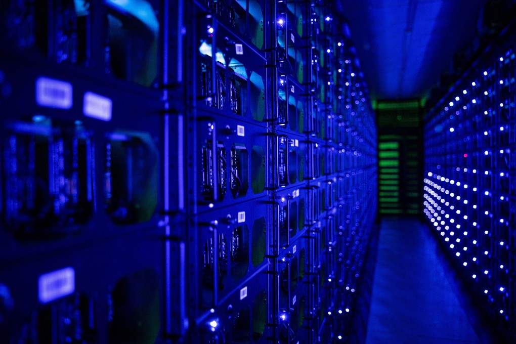 Mining rigs mine the Ethereum and Zilliqa cryptocurrencies at the Evobits crypto farm in Cluj-Napoca, Romania. Concerns have been raised about the huge amounts of electricity needed to mine cryptocurrencies. Photo: Bloomberg