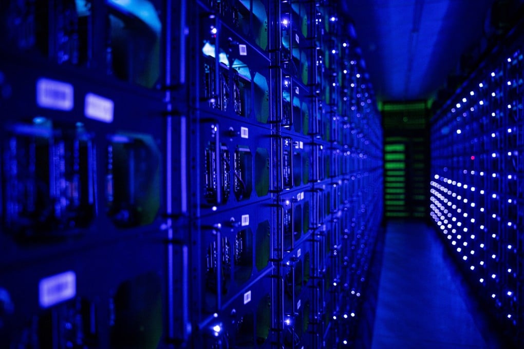 Mining rigs mine the Ethereum and Zilliqa cryptocurrencies at the Evobits crypto farm in Cluj-Napoca, Romania. Concerns have been raised about the huge amounts of electricity needed to mine cryptocurrencies. Photo: Bloomberg