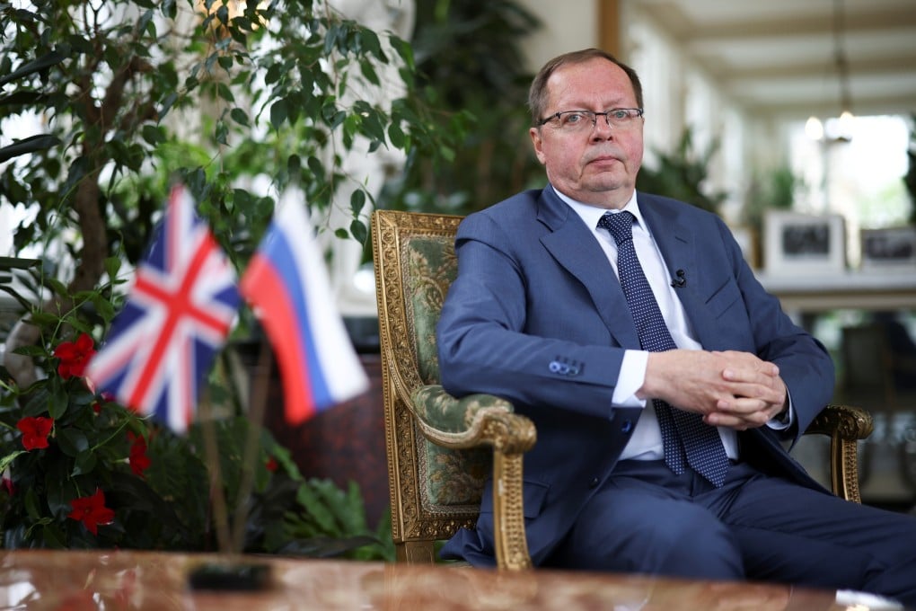 Russian ambassador to the UK Andrei Kelin. Photo: Reuters