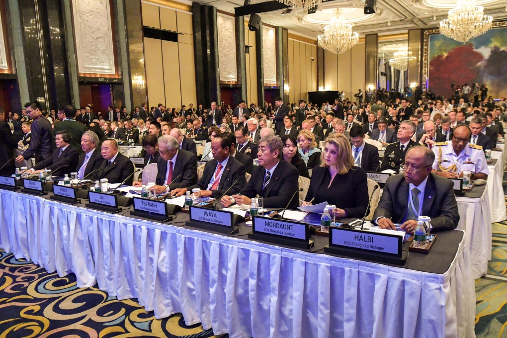 Defence ministers and fellow delegates last gathered for the Shangri-La Dialogue in 2019. Photo: AFP
