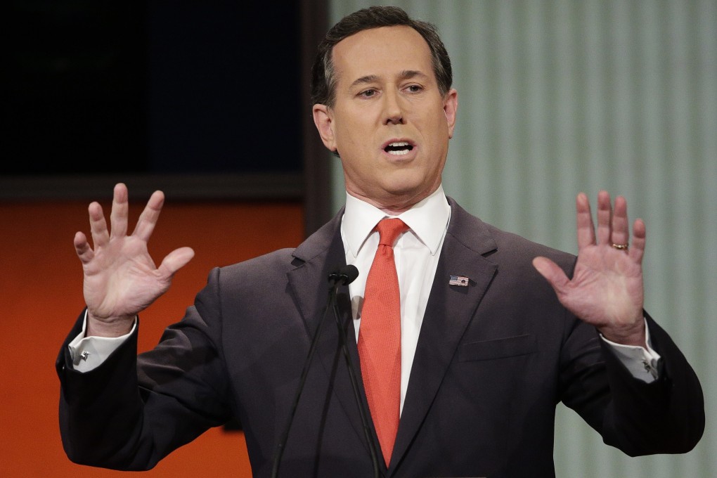 Senator Rick Santorum has been dropped by CNN after making disparaging comments about Native Americans. Photo: AP