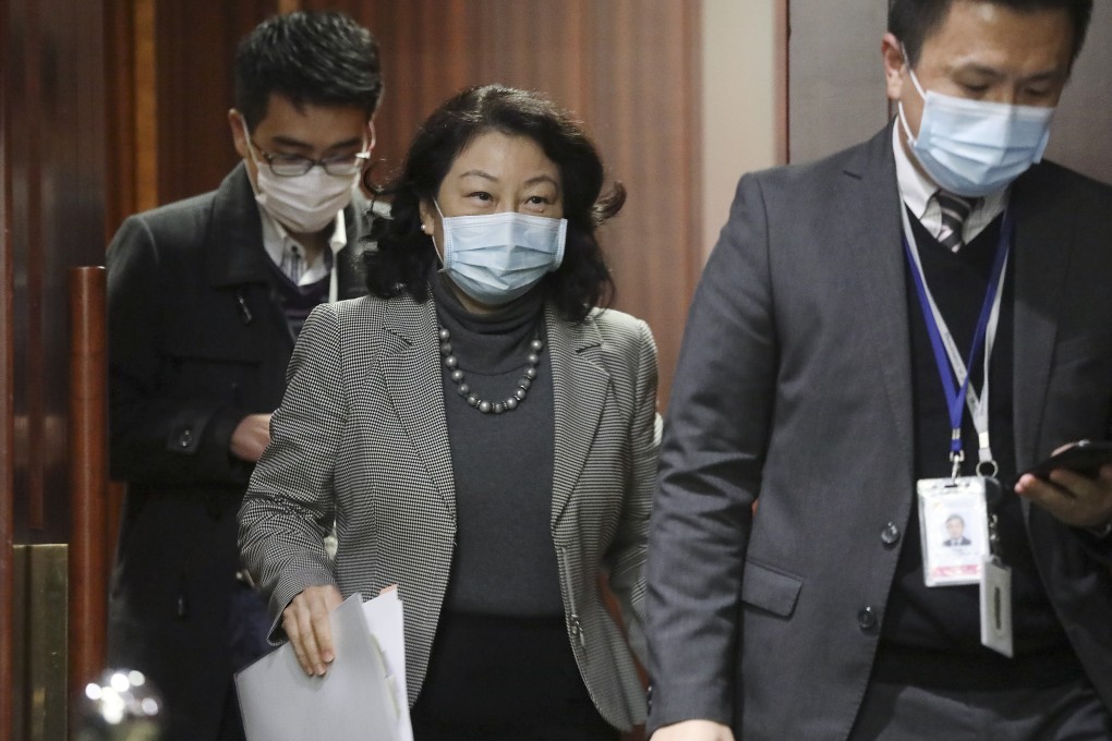 Justice Minister,Teresa Cheng Yeuk-wah directed there be no jury for the trial of the first person charged under Hong Kong’s new national security law. Photo: SCMP / K. Y. Cheng