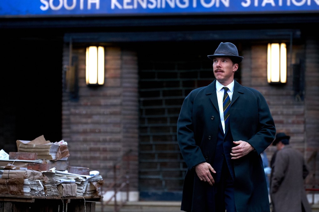 Benedict Cumberbatch in a still from The Courier (category: IIA), directed by Dominic Cooke. Merab Ninidze co-stars.