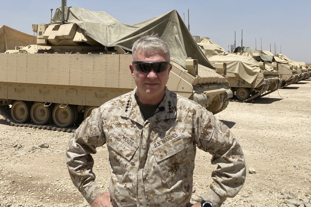 Marine General Frank McKenzie, the top US commander for the Middle East. Photo: AP