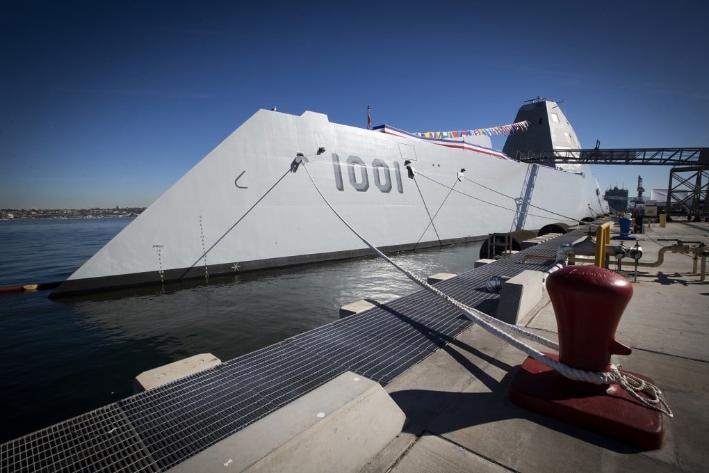 The Michael Monsoor, a Zumwalt-class destroyer. Photo: LA Times/TNS
