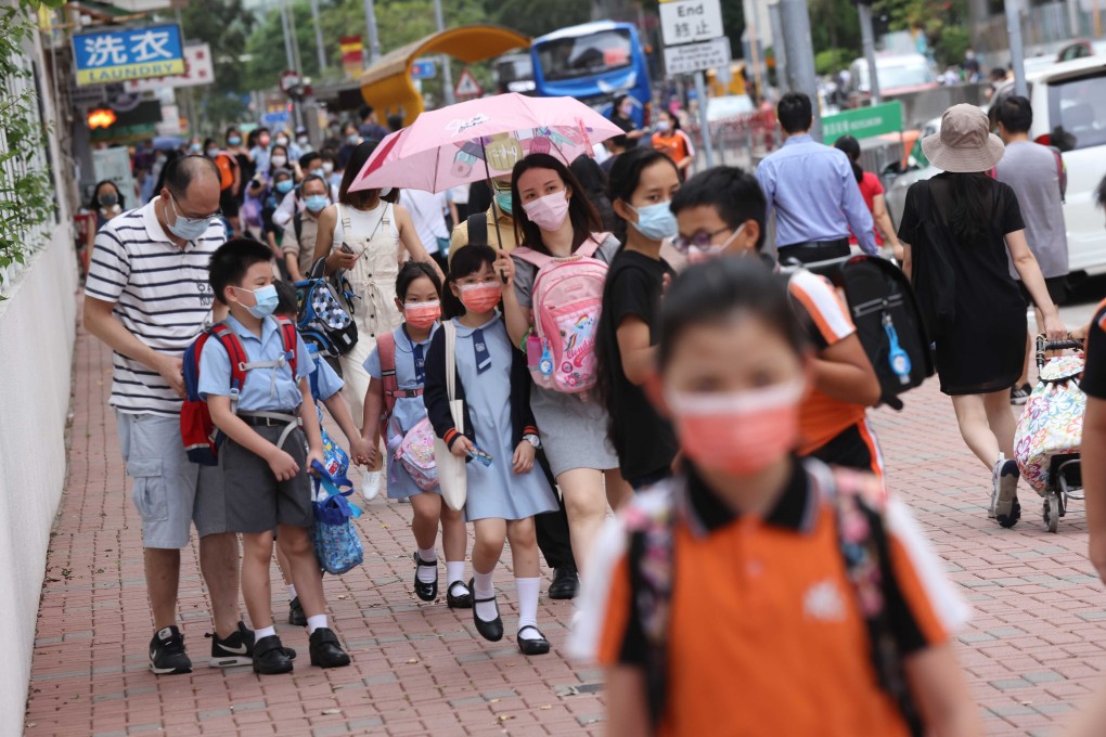 Hong Kong pupils are back in school en masse following an easing of Covid-19 rules. Photo: K. Y. Cheng