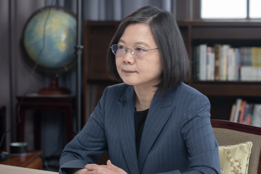 President Tsai Ing Wen’s approval rating fell to 45.7 per cent in May as Taiwan grapples with its worst Covid-19 outbreak since the pandemic began. Photo: EPA-EFE
