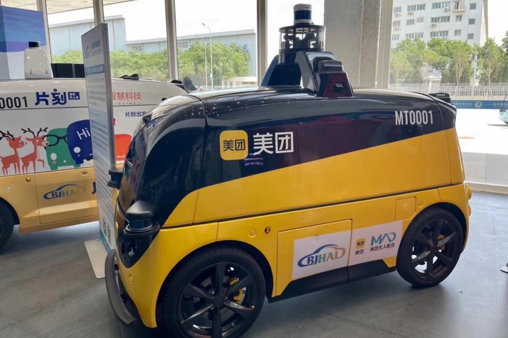 Meituan is one of several Chinese internet giants that have been actively developing autonomous delivery vehicles. Photo: Handout