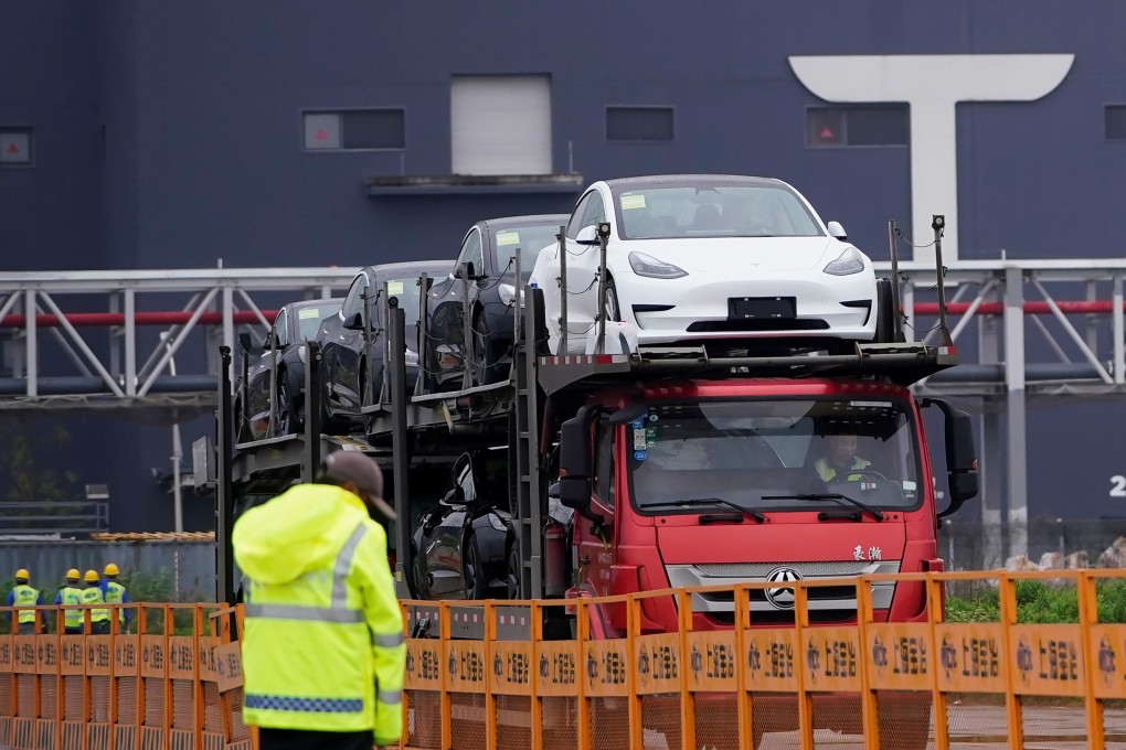 The Tesla Gigafactory in Shanghai. Tesla’s sales in China hit a blip in April after angry customers raised concerns about the safety and quality of its Shanghai-made EVs. Photo: Reuters