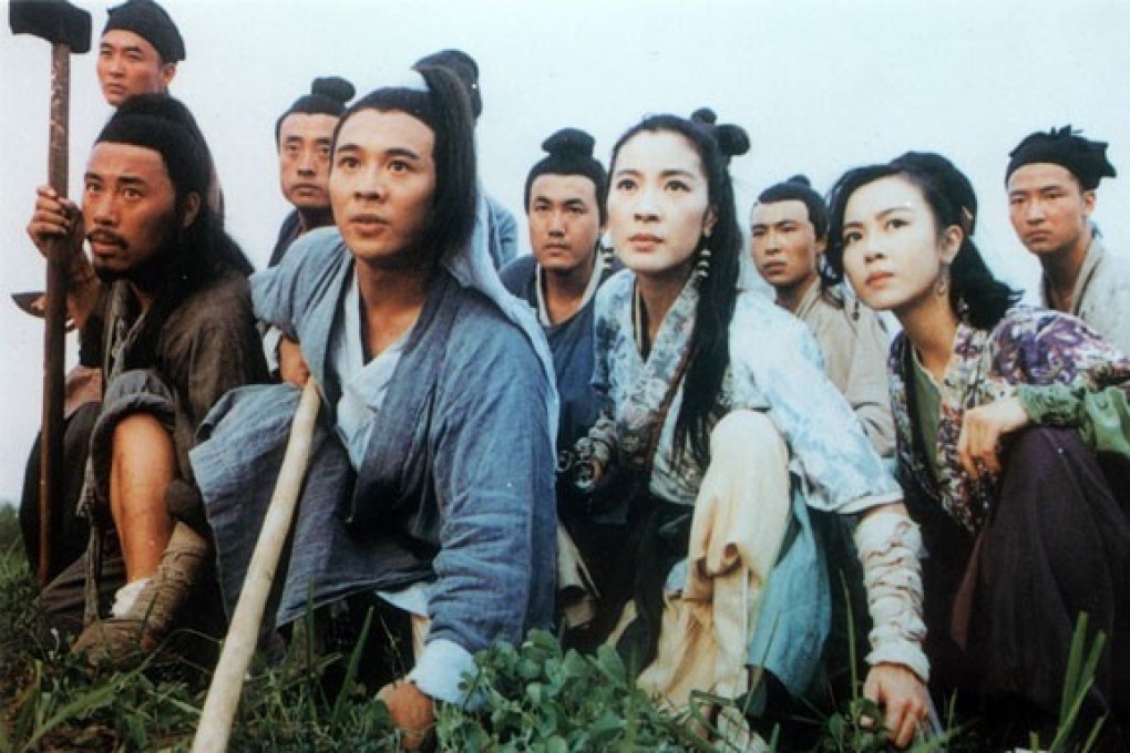Jet Li (centre, left) and Michelle Yeoh in a scene from The Tai-Chi Master. “If I had learned martial arts the way Jet Li had learned them, some things would be a lot better,” she once told an interviewer. Photo: Golden Harvest