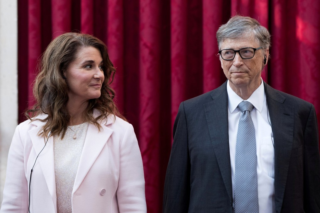 Bill and Melinda Gates, pictured in 2017, met in 1987 when Melinda started working at Microsoft as a product manager. Photo: Reuters