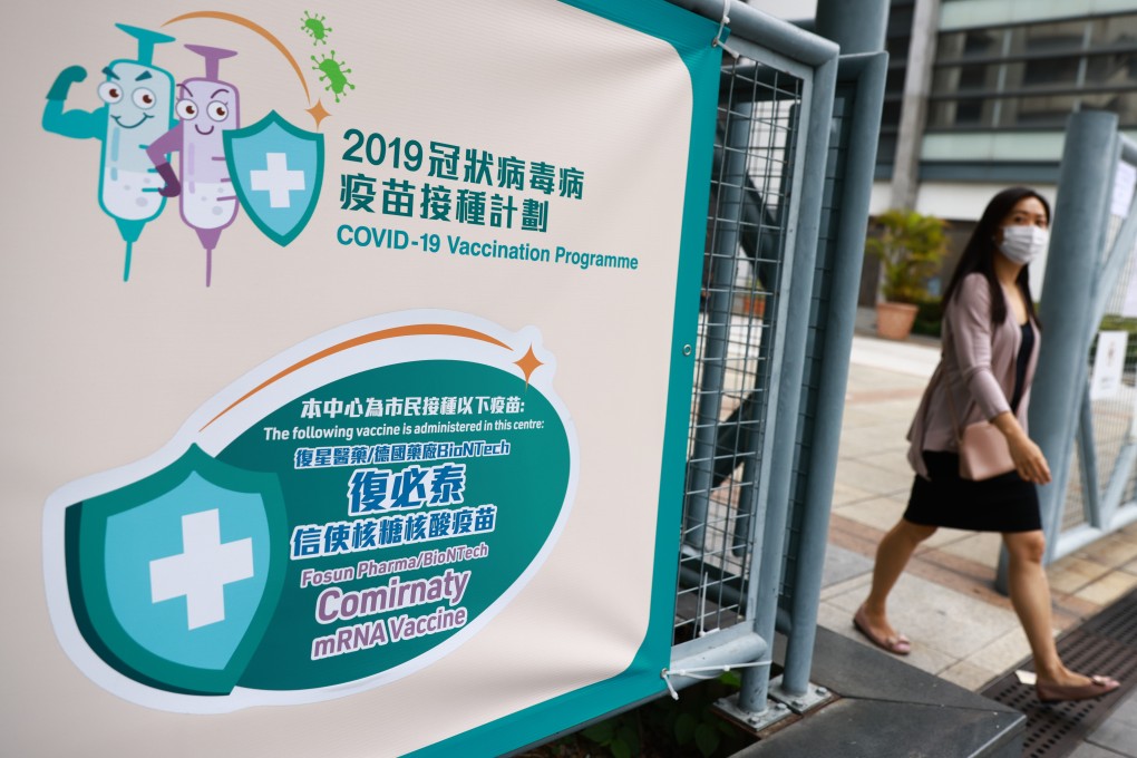 Barely a fifth of eligible Hongkongers have had at least one dose of a coronavirus vaccine, and the city has a three-month window before the first batch of Fosun-BioNTech shots becomes out of date. Photo: May Tse