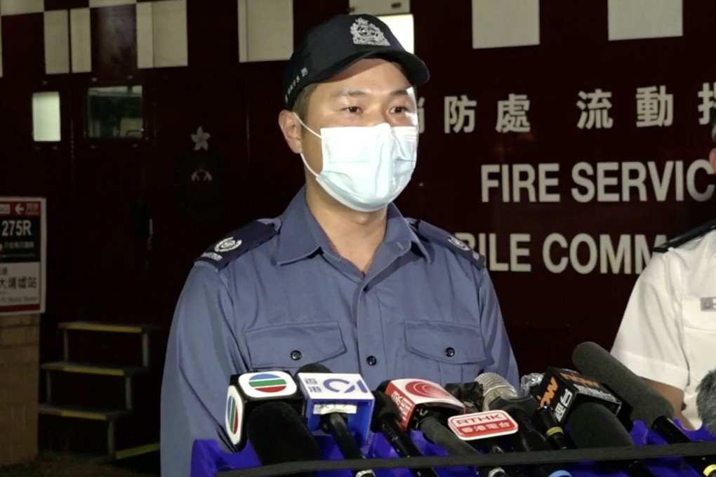 Hung Tak-shing, of the Fire Services Department, said missing hiker Chan King-fai was found dead five days after being reported missing. Photo: RTHK