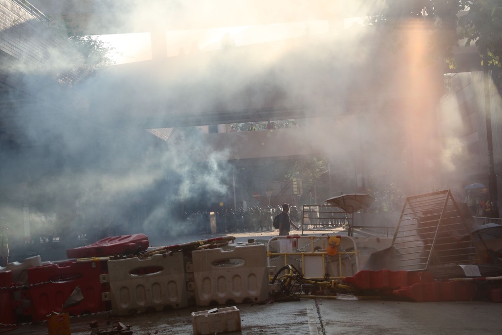 A local student was sentenced to more 51 months in jail for his role in a chaotic September, 2019 protest in Tuen Mun. Photo: Sam Tsang