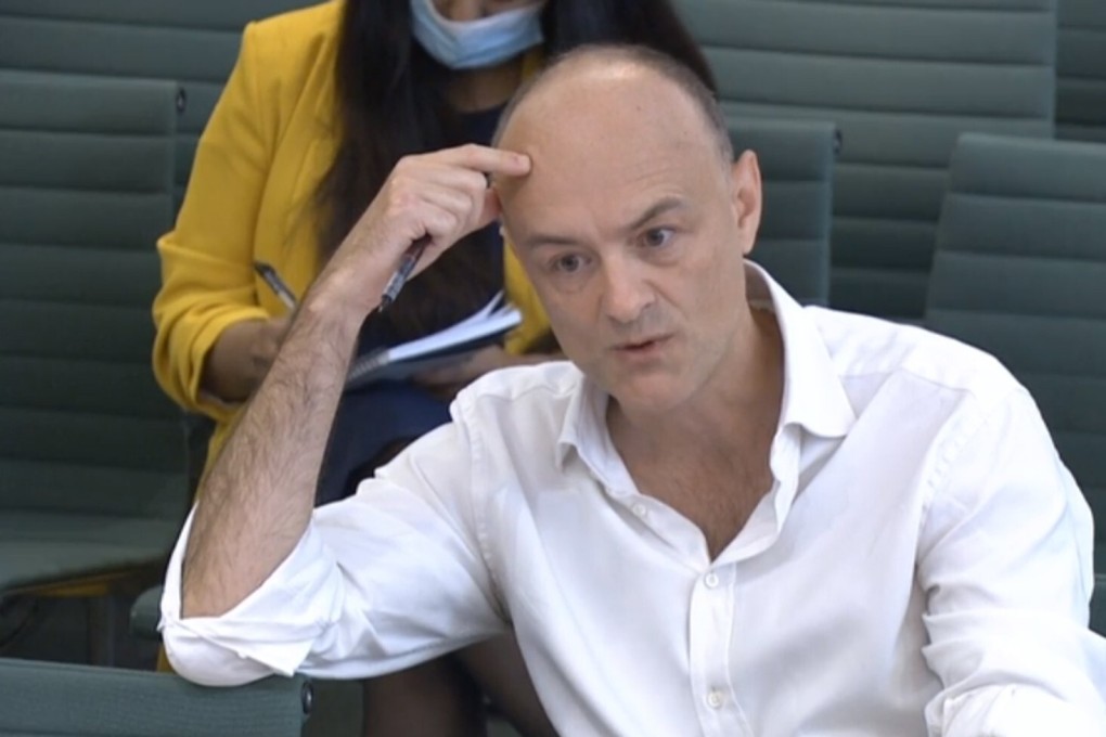 Dominic Cummings, the former adviser to British Prime Minister Boris Johnson, testifies before the House of Commons select committees. Photo: DPA