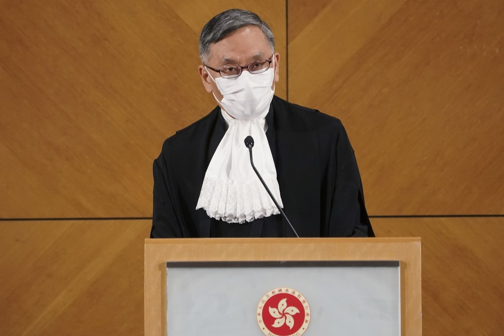 Chief Justice Andrew Cheung, seen here in February, says judges serve ‘without fear or favour, self-interest or deceit’. Photo: Felix Wong