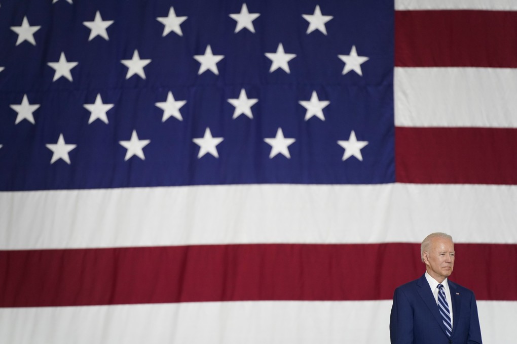 US President Joe Biden visits Joint Base Langley-Eustis in Hampton, Virginia, on Friday. Photo: AP