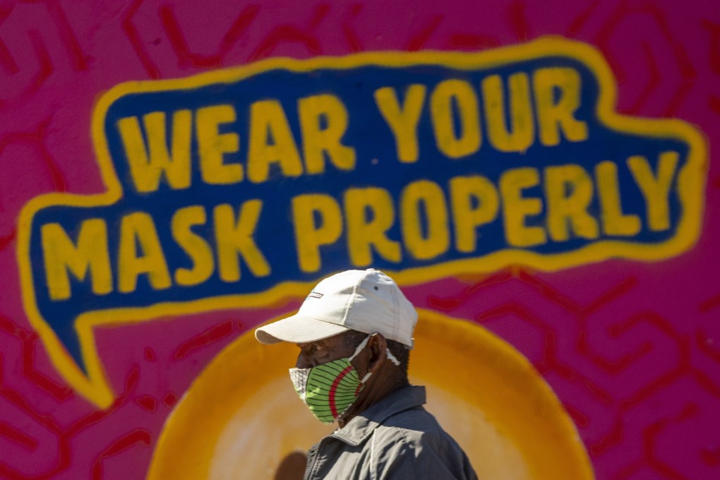 South Africa has seen two previous surges in infections, the first in the middle of last year and a second, much worse wave in December and January. Photo: AP