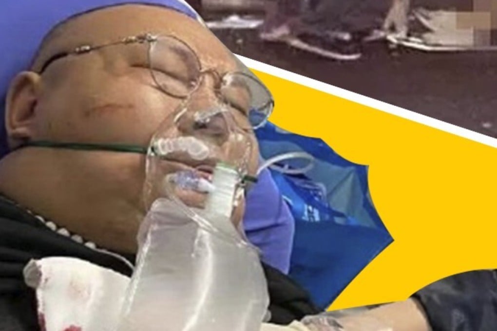 A man was critically injured trying to stop a violent rampage that left seven people injured in Nanjing, China on Saturday. Photo: SCMP