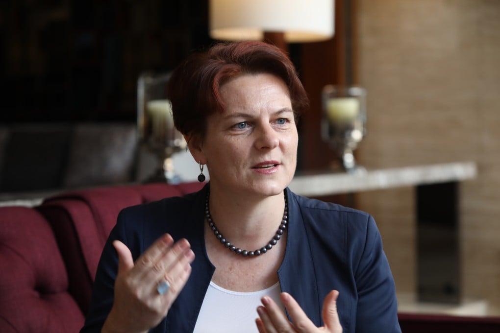 Diana Mickeviciene, the Lithuanian ambassador to China, says leaving the 17+1 platform has been a trade calculation. Photo: Simon Song